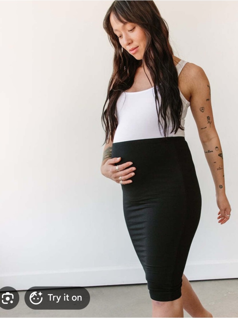 Storq black pencil skirt, size 2